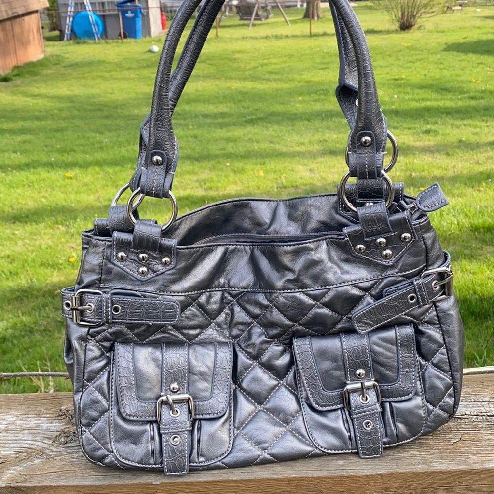 Beautiful silver tote